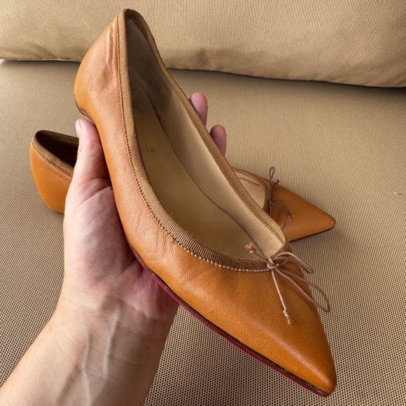 Christian Louboutin Solasofia Flats – Brown Nappa Leather | EU 37 / US 6.5 - Picture 13 of 16